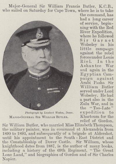 Tümgeneral Sir William Butler by English Photographer