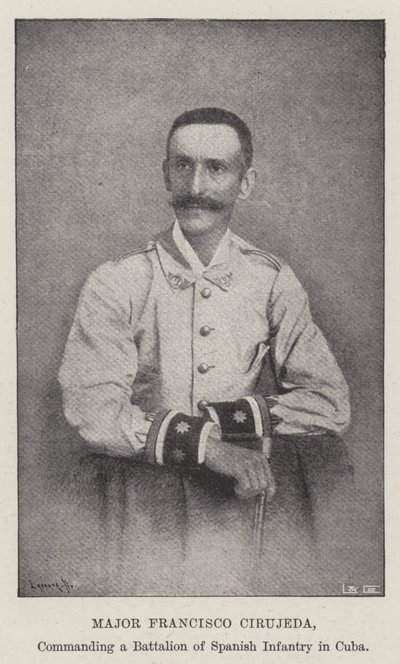 Binbaşı Francisco Cirujeda, Küba