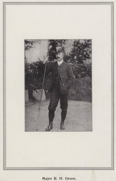 Binbaşı RH Yeşil by English Photographer