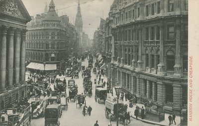 Mansion House ve Cheapside, Londra by English Photographer