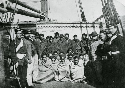 Maori Mahkumları, Wellington Limanı