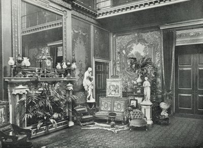 Marlborough Evi, Giriş Salonu (s/b fotoğraf) by English Photographer