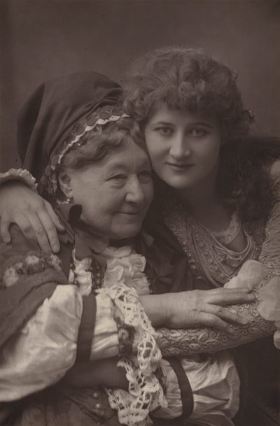 Mary Anderson ve Bayan Stirling by English Photographer
