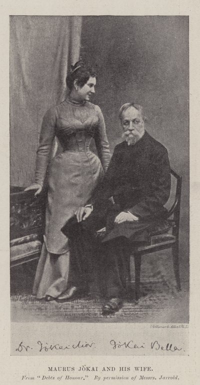 Maurus Jokai ve Karısı by English Photographer