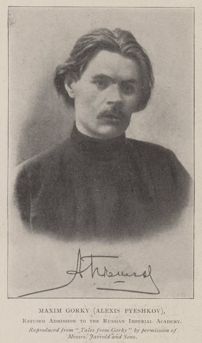 Maxim Gorky (Alexis Pyeshkov), Rus İmparatorluk Akademisi