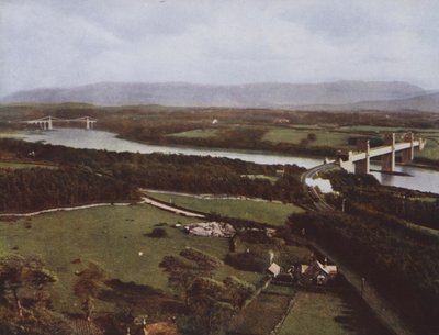 Anglesey Sütunundan Menai Boğazları by English Photographer