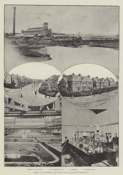 Messers Lever Brothers Sabun İşleri, Port Sunlight, Birkenhead yakınında by English Photographer