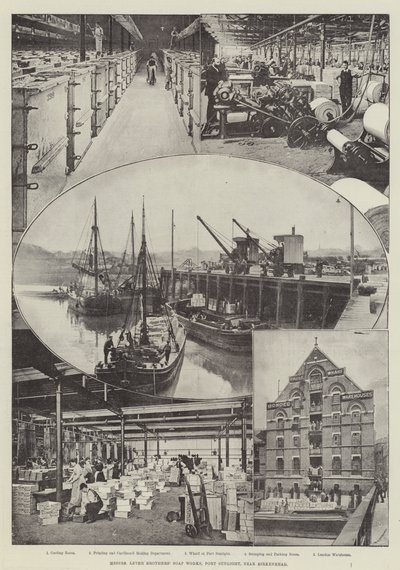 Messers Lever Brothers Sabun İşleri, Port Sunlight, Birkenhead yakınında by English Photographer