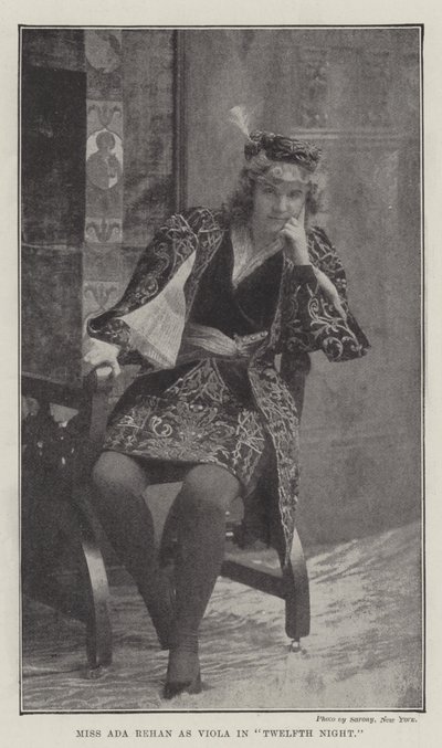 Miss Ada Rehan, Twelfth Night