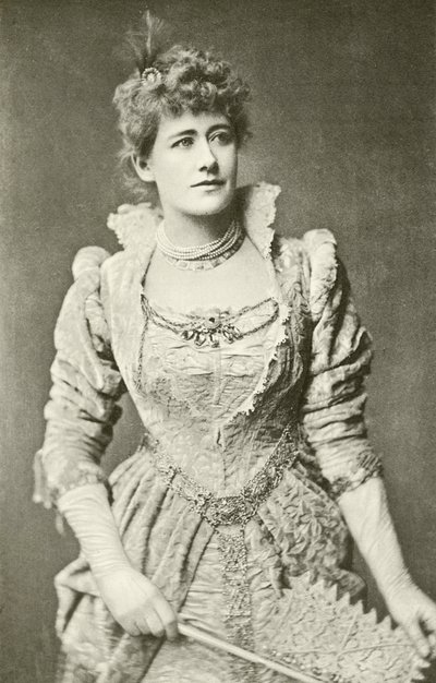 Bayan Ellen Terry Beatrice olarak (gravür) by English Photographer