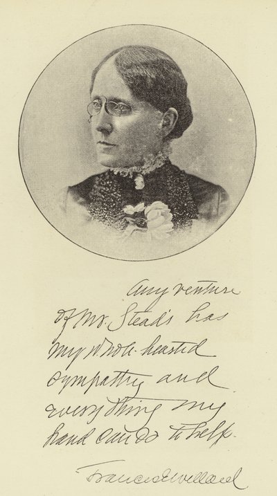 Bayan Frances E Willard by English Photographer