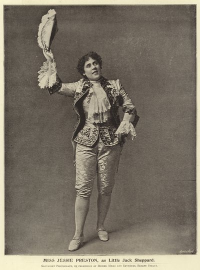 Bayan Jessie Preston, Küçük Jack Sheppard olarak by English Photographer