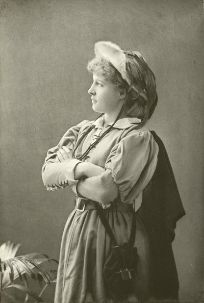 Bayan Lily Langtry Rosalind olarak (gravür) by English Photographer