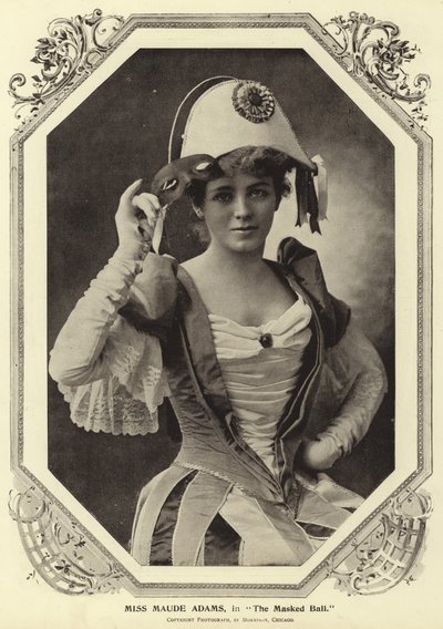 Miss Maude Adams, Maskeli Baloda by English Photographer