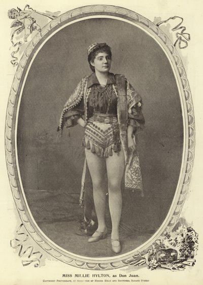 Bayan Millie Hylton, Don Juan olarak by English Photographer