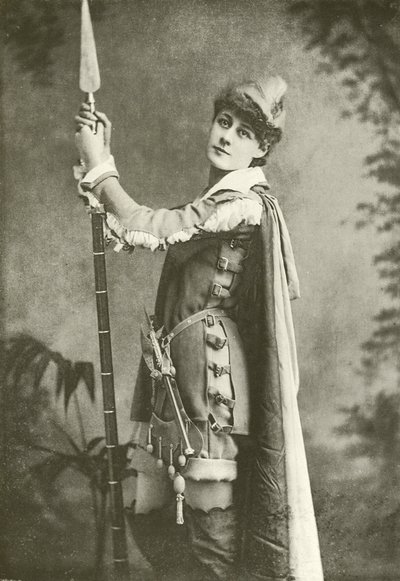 Bayan Violet Vanbrugh Rosalind olarak (gravür) by English Photographer