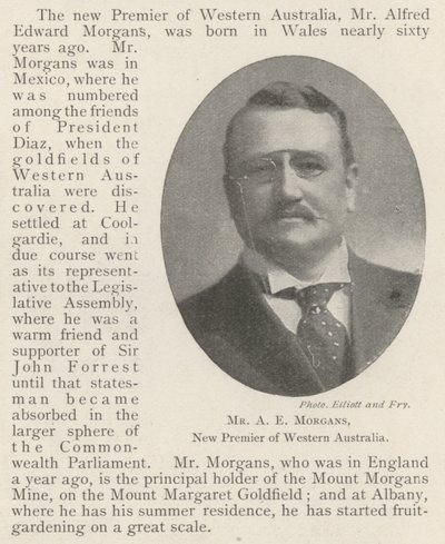 Bay AE Morgans, Batı Avustralya
