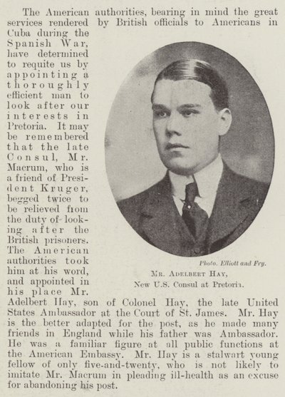 Bay Adelbert Hay, Pretoria
