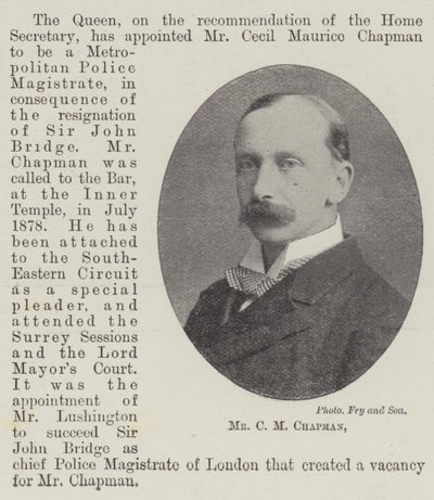 Bay CM Chapman by English Photographer
