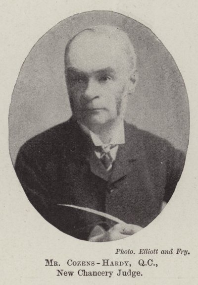 Bay Cozens-Hardy, QC, Yeni Chancery Yargıcı by English Photographer