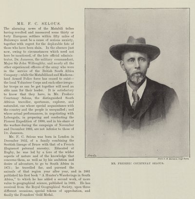 Bay Frederic Courtenay Selous by English Photographer