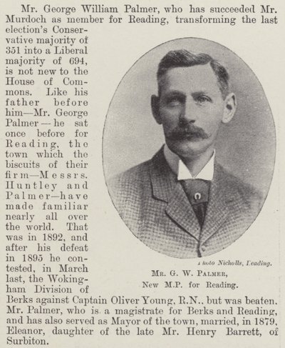 Bay GW Palmer, Okuma için Yeni Milletvekili by English Photographer
