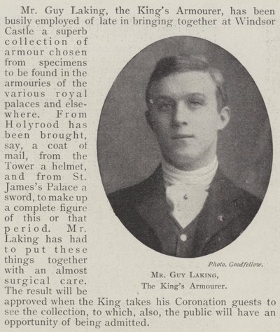 Bay Guy Laking, Kings Armourer by English Photographer