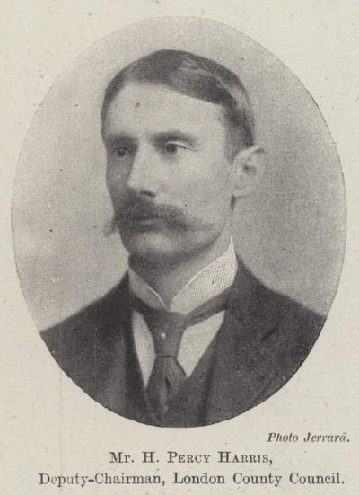 Bay H Percy Harris, Başkan Yardımcısı, London County Council by English Photographer
