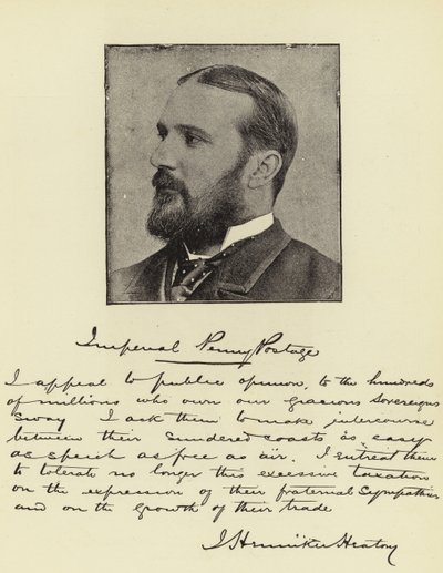 Bay J Henniker Heaton, Milletvekili, İmparatorluğun Penny-Postmaster-Genel by English Photographer