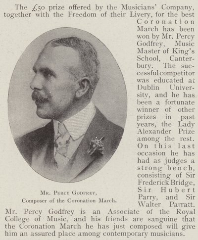 Bay Percy Godfrey, Coronation March