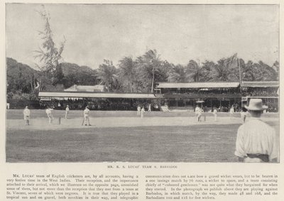 Bay RS Lucass Takımı vs Barbados, kriket by English Photographer