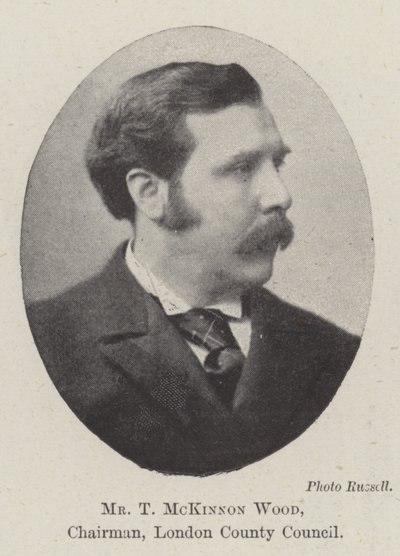 Bay T McKinnon Wood, Başkan, London County Council by English Photographer