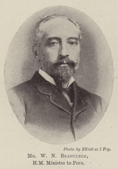 Bay WN Beauclerk, HM Peru Bakanı by English Photographer