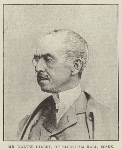 Elsenham Hall, Essex Bay Walter Gilbey, by English Photographer