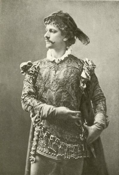 Bay William Terriss Mercutio olarak (gravür) by English Photographer