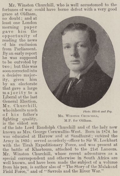 Bay Winston Churchill, Oldham Milletvekili by English Photographer