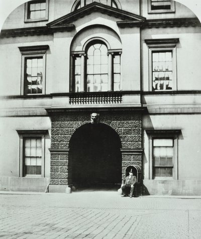 Northumberland House, Charing Cross, Westminster LB: avlu, 1880 by English Photographer