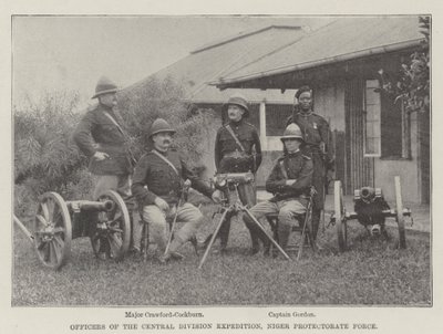 Merkez Tümen Seferi, Nijer Koruma Kuvvetleri Memurları by English Photographer