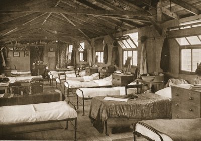 Yatak odalarından biri, Donington Hall, Büyük Britanya