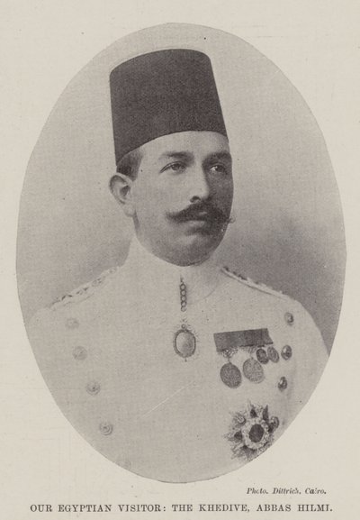Mısırlı Ziyaretçimiz Hidiv Abbas Hilmi by English Photographer