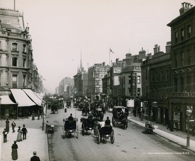 Oxford Street, Londra, doğuya bakıyor by English Photographer