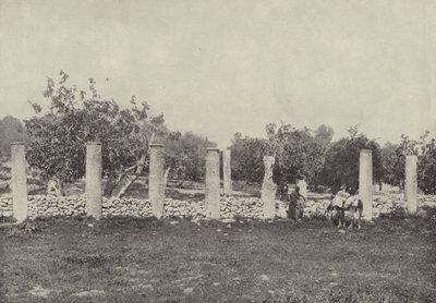 Herod Sarayı, Samiriye, Herod tarafından Augustus onuruna yaptırılan sarayın kalıntıları by English Photographer
