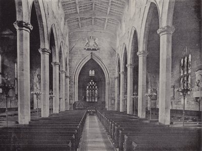 Parish Kilisesi, Sheffield (s/b fotoğraf) by English Photographer
