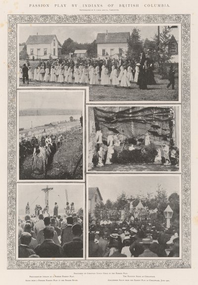 Britanya Kolumbiyası Kızılderililerinin Tutku Oyunu by English Photographer