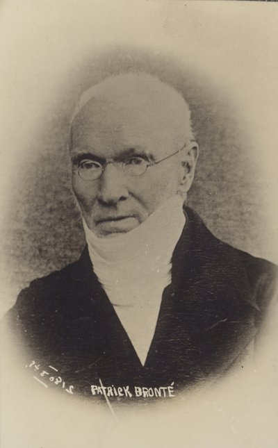 Patrick Bronte (1777-1861), İrlanda doğumlu İngiliz papaz ve şair by English Photographer