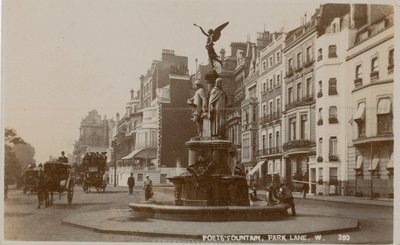 Şairler Çeşmesi, Park Lane, Londra by English Photographer