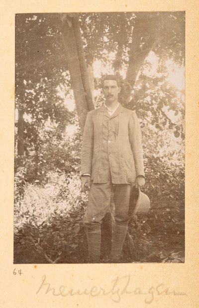 Bailey tarafından Richard Meinertzhagen portresi, F.M. Bailey 1900-03 (sepya fotoğraf) by English Photographer