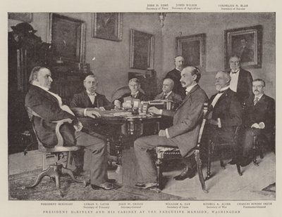 Başkan McKinley ve Kabinesi Washington