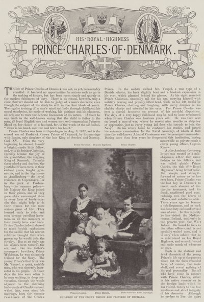 Danimarka Prensi Charles by English Photographer