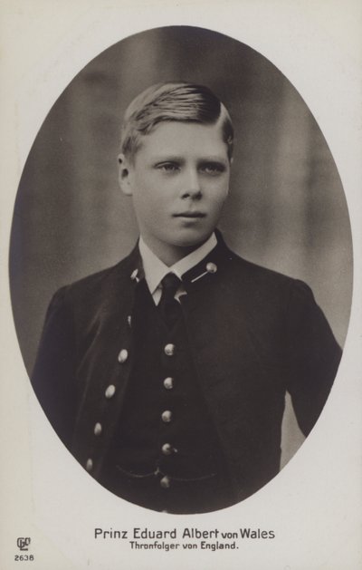 Galler Prensi Edward Albert (b/w fotoğraf) by English Photographer
